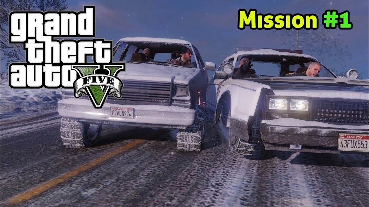 BANK ROBERRY || 1st MISSION [ GTA V #1 ]