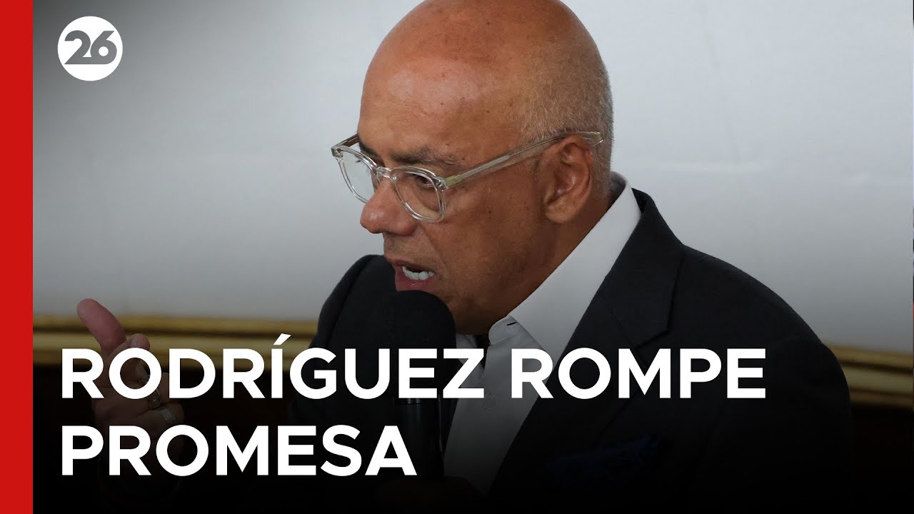 ⚠️ PROMESA ROTA | Jorge Rodríguez cancela la sesión tras asegurar que 