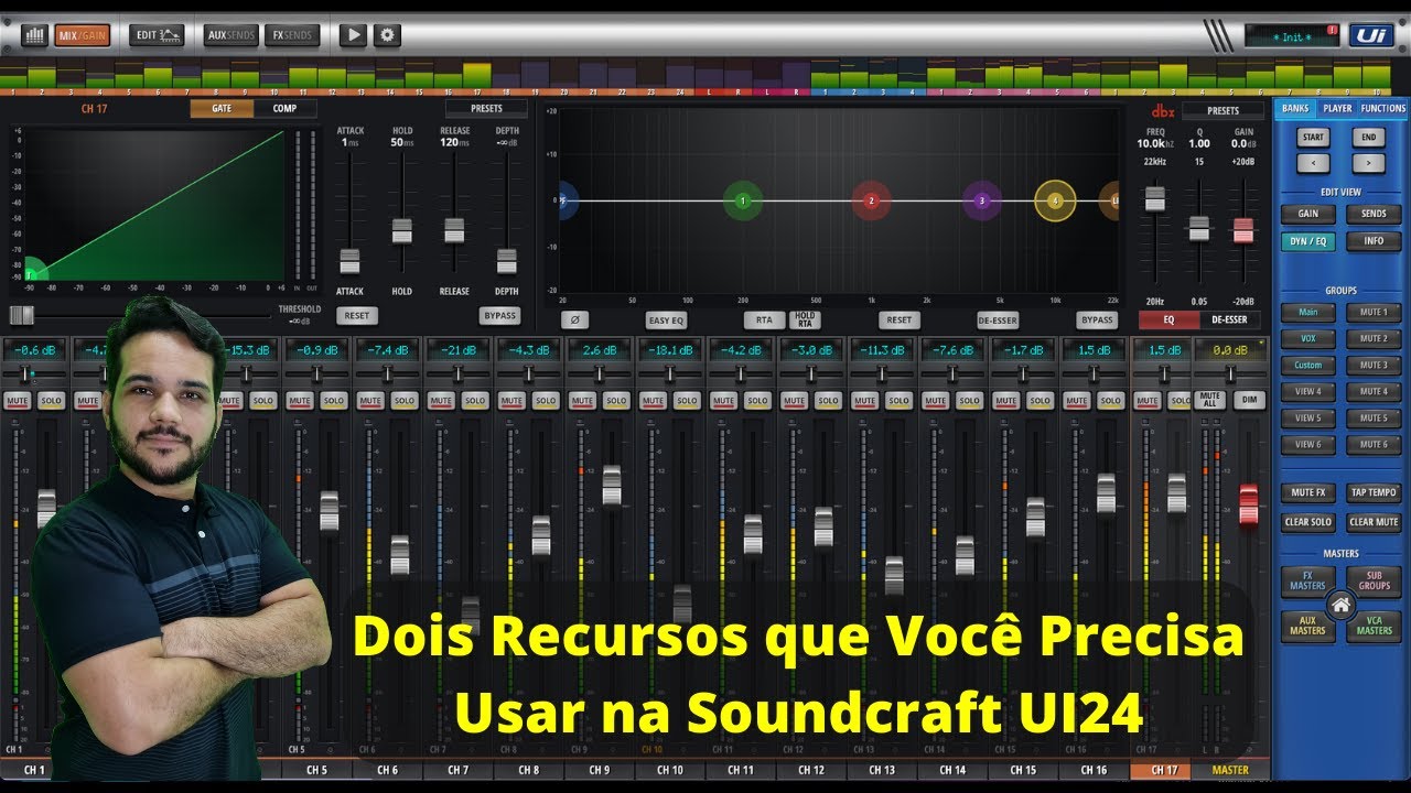Dois Recursos que Você precisa Usar na  Soundcraft UI24