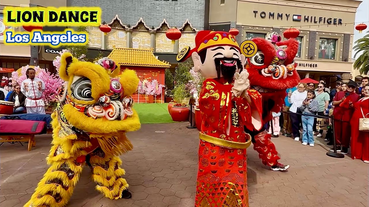 ［FULL］Lion Dance & Dragon Dance by Yau Kung Moon USA 美國柔功門龍獅團 LNY2026 @Citadel Outlet, CA 02-15-2026