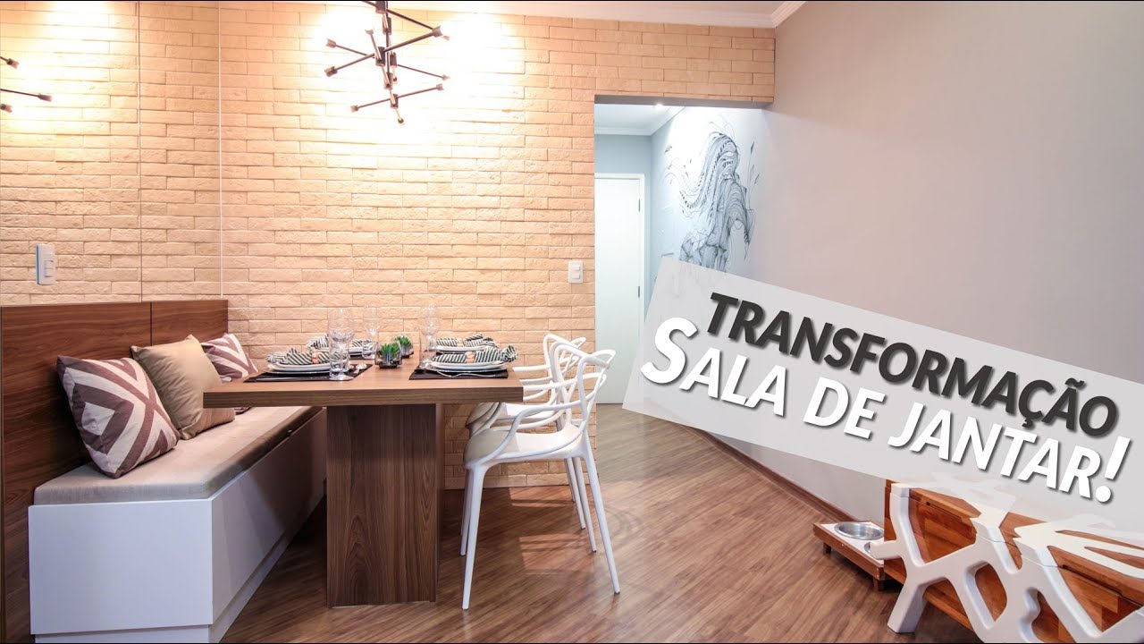 TRANSFORMAÇÃO DA SALA DE JANTAR PEQUENA | TRANSFORMAÇÃO DA SALA PEQUENA EP. 10
