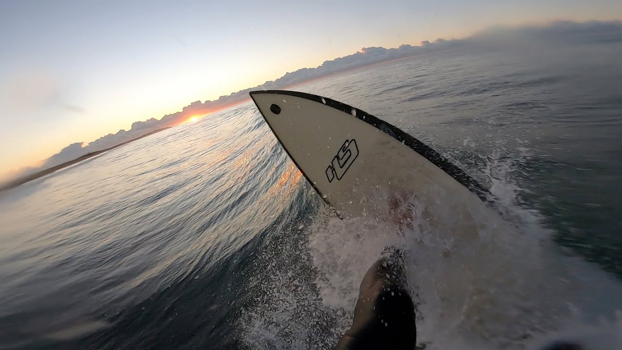 POV Surfing Gran Canaria - 7AM Maspalomas (RAW)