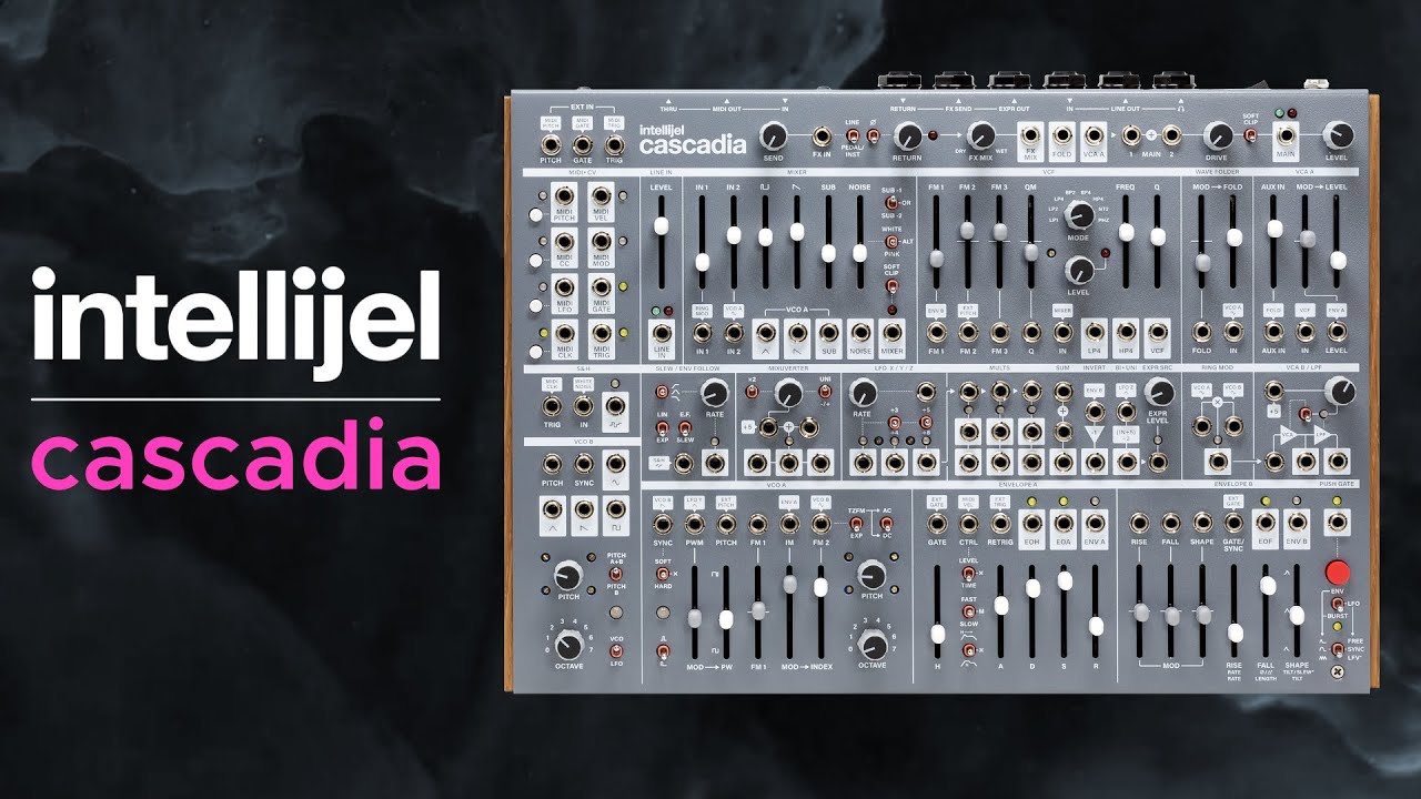Intellijel Cascadia Sound Demo (no talking) with Empress Echosystem