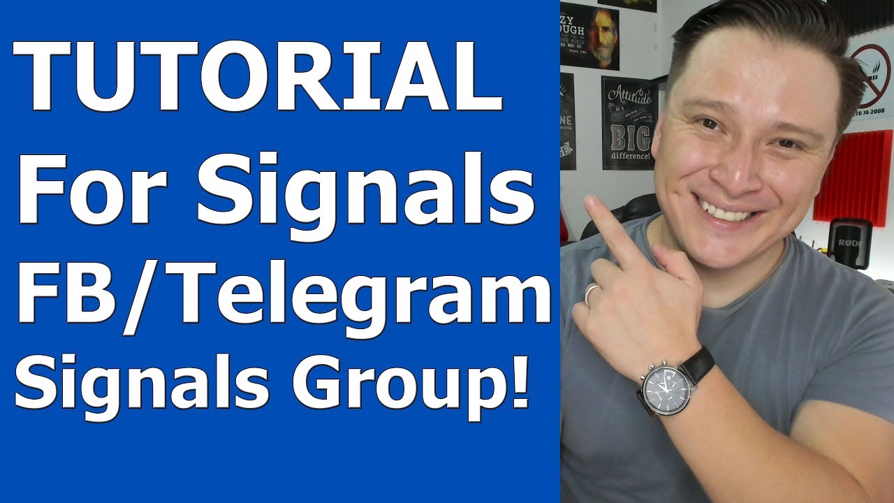 TUTORIAL to Post and Follow Trading Signals in my Facebook/Telegram Signals Group!