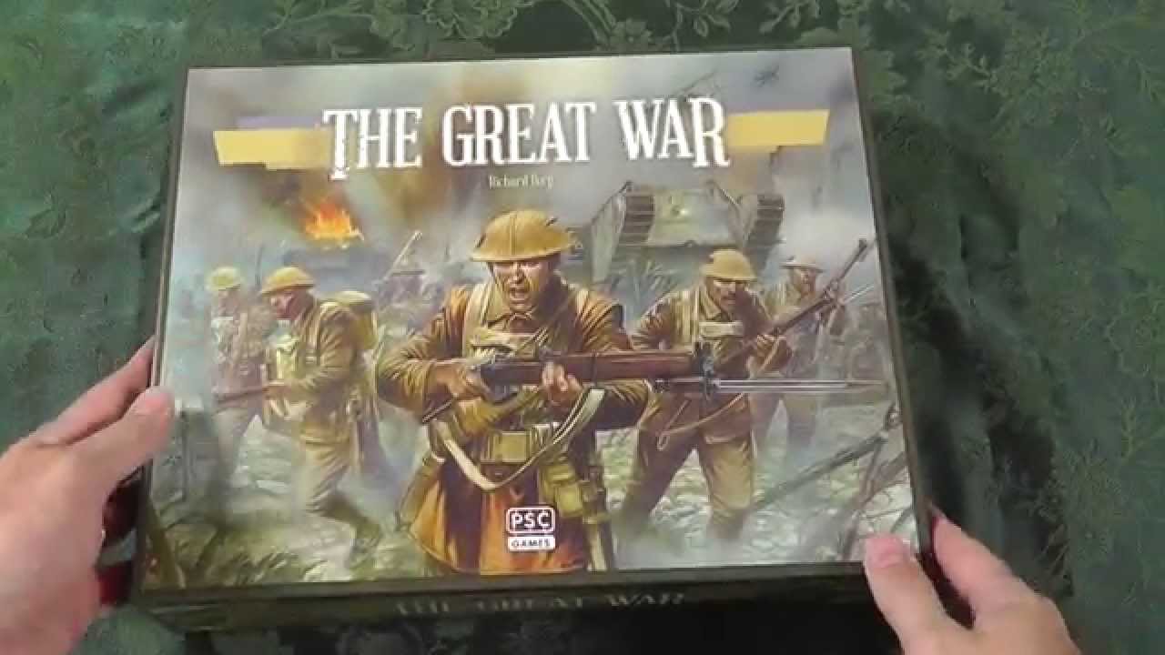 Un-Boxing PSC The Great War WW1 By Richard Borg Bonding With Board Games