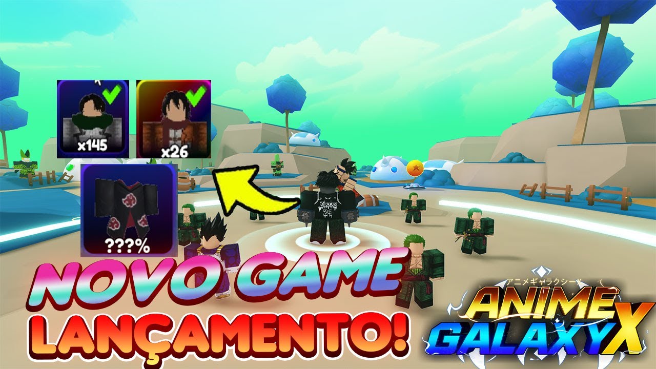 TESTEI O NOVO JOGO LAN&Ccedil;AMENTO DO ROBLOX O ANIME GALAXY X🚨