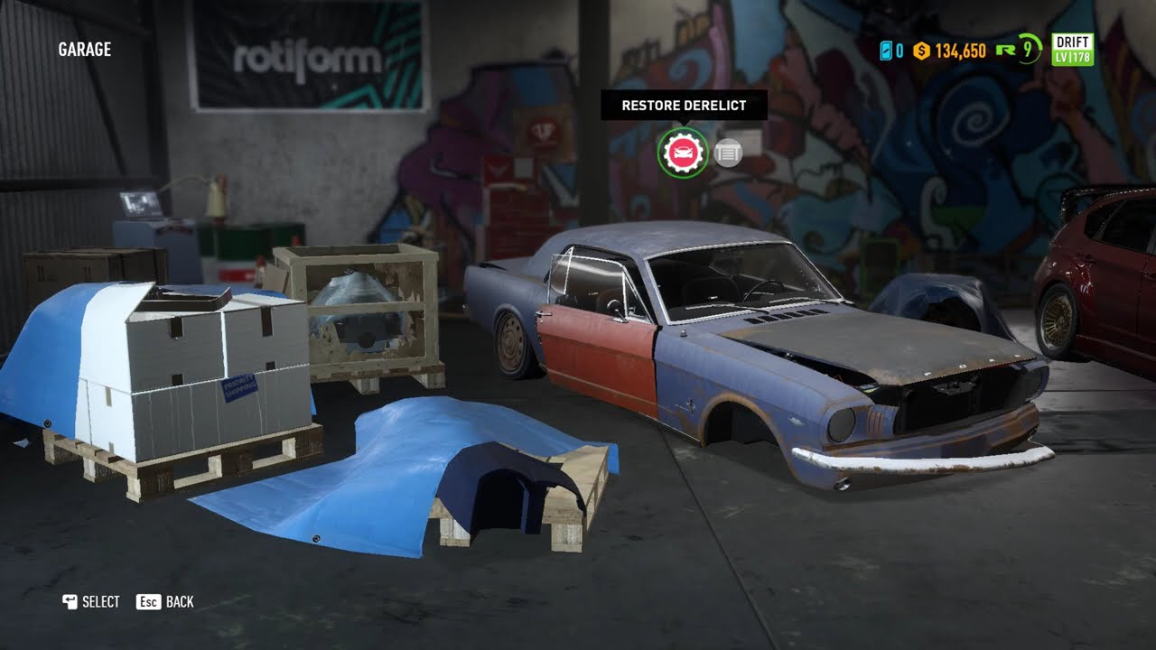 “From Scrap to Supercar – Mustang Derelict Build | Need for Speed Payback”