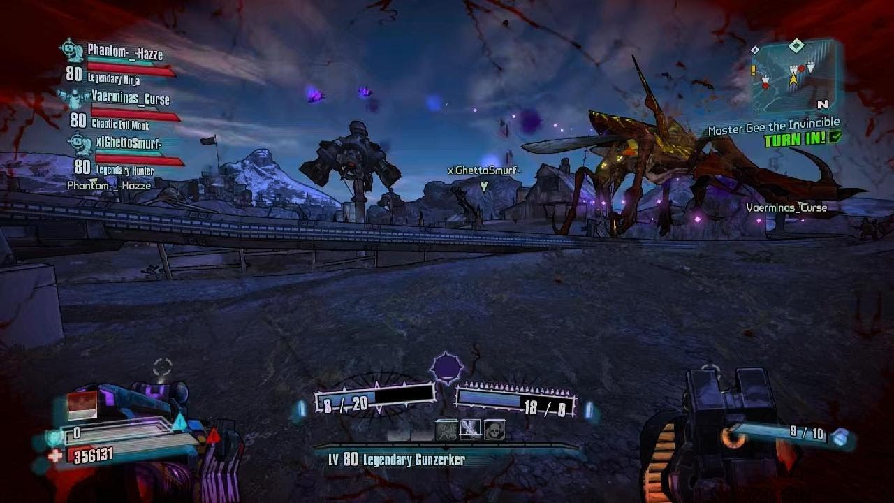 Vermivorous hit by Tundra train!!! Borderlands 2 Funny Moments!