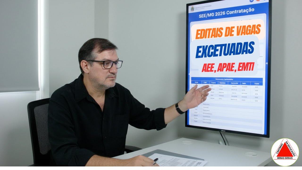 CONTRATAÇÃO TEMPORÁRIA PRESENCIAL DAS VAGAS EXCETUADAS, AEE, APAE e EMTI