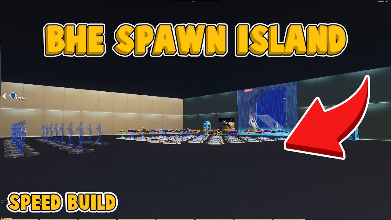 How to Make BHE Spawn Island (Speed Build) in Fortnite Chapter 2 Season 6