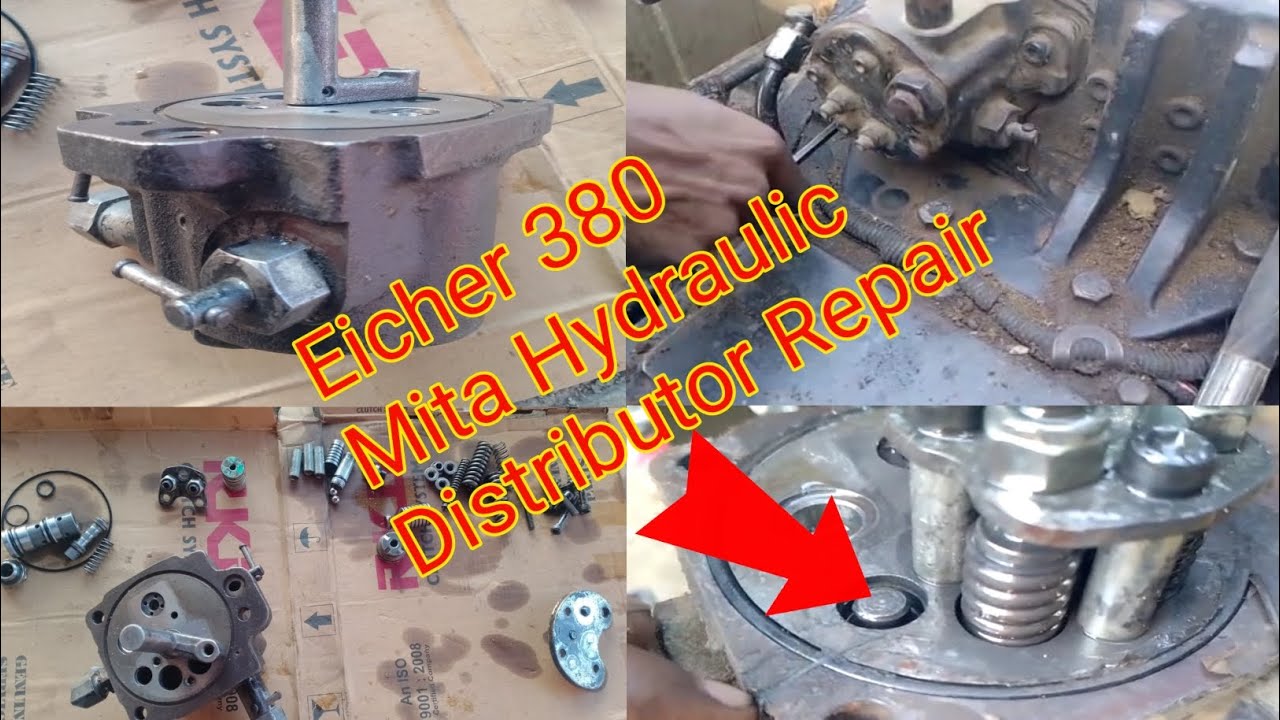Eicher 380 Mita Hydraulic Distributor Repair||आयशर 380 मीता हाइड्रोलिक मरम्मत