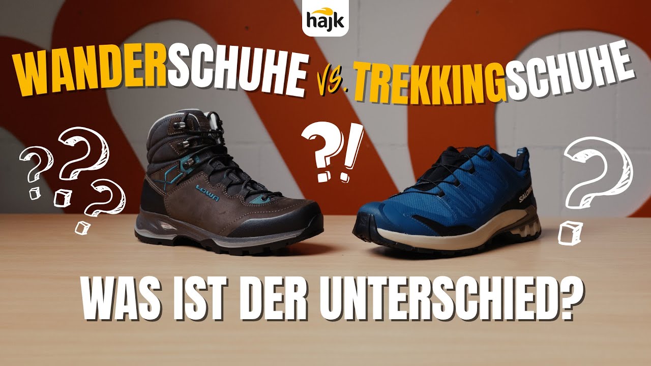 Wanderschuhe vs. Trekkingschuhe - Was ist der Unterschied?