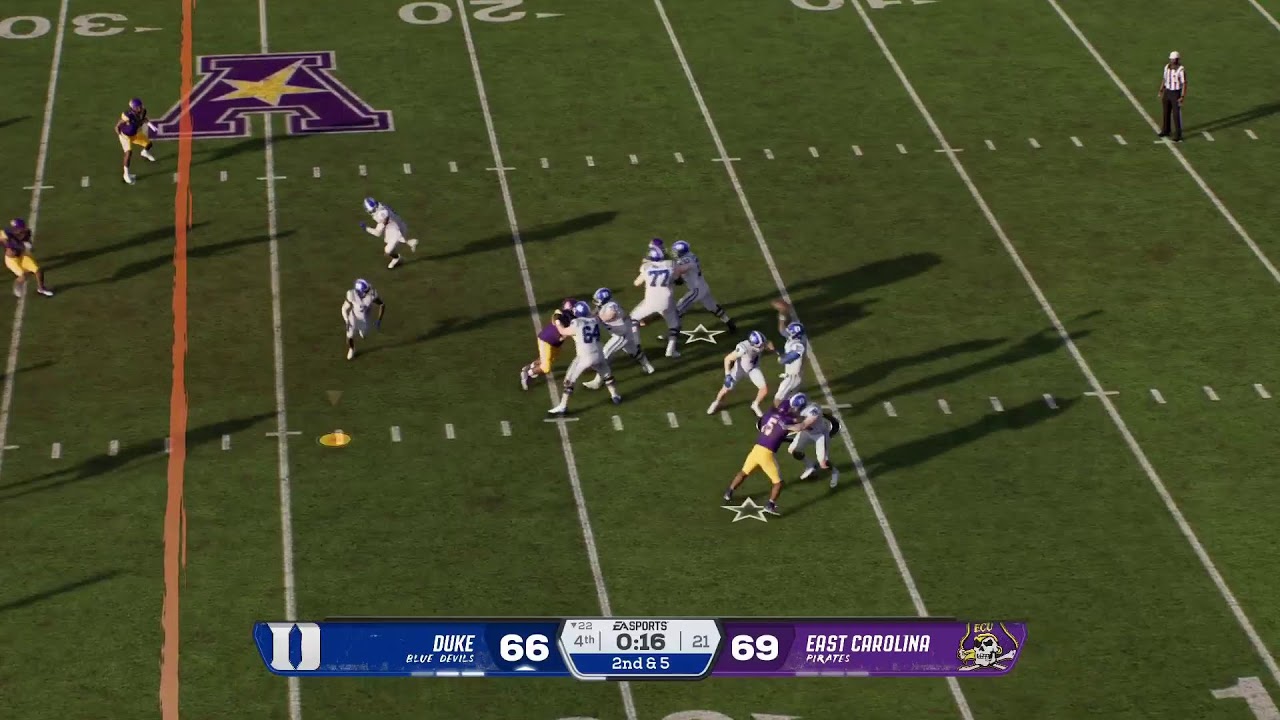136 Team Tournament CFB 26 First Round Duke VS East Carolina