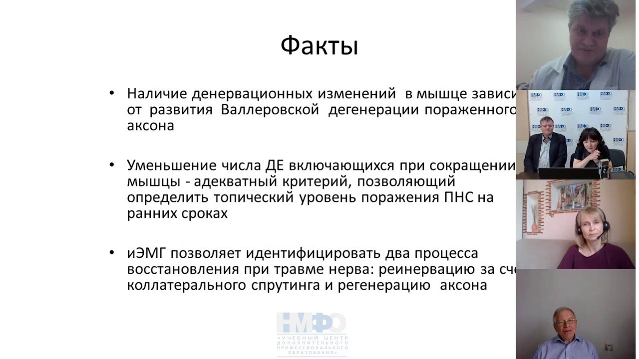 Игольчатая миография. Обсуждение методологии исследования в формате круглого стола.