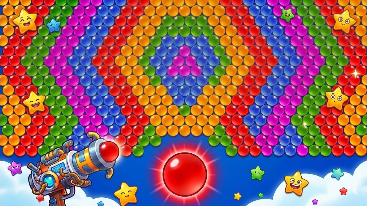 Bubble shooter level 171-175 Easy win strategys Android mobile game 🎯🎯😲🎮...
