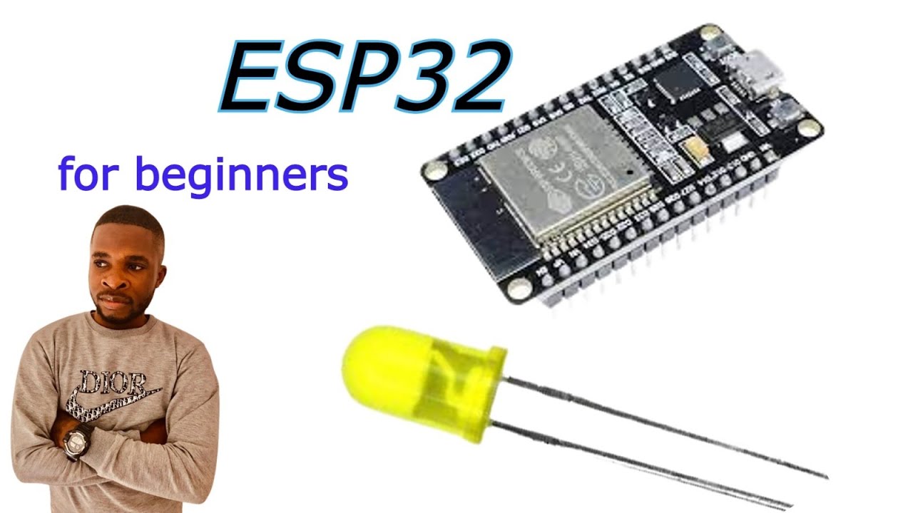 Как включить и выключить светодиод с помощью ESP32 #esp32 #arduino
