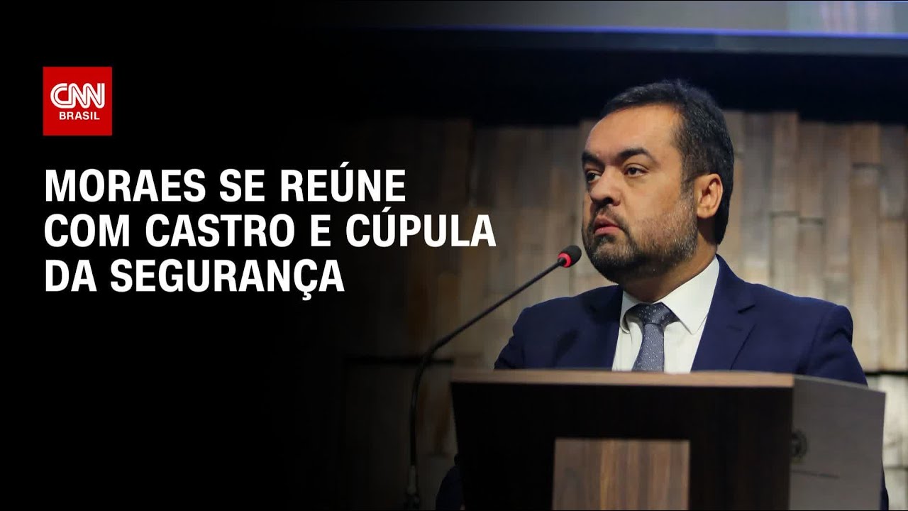 Moraes conduz audi&ecirc;ncia com Cl&aacute;udio Castro sobre megaopera&ccedil;&atilde;o | BASTIDORES CNN