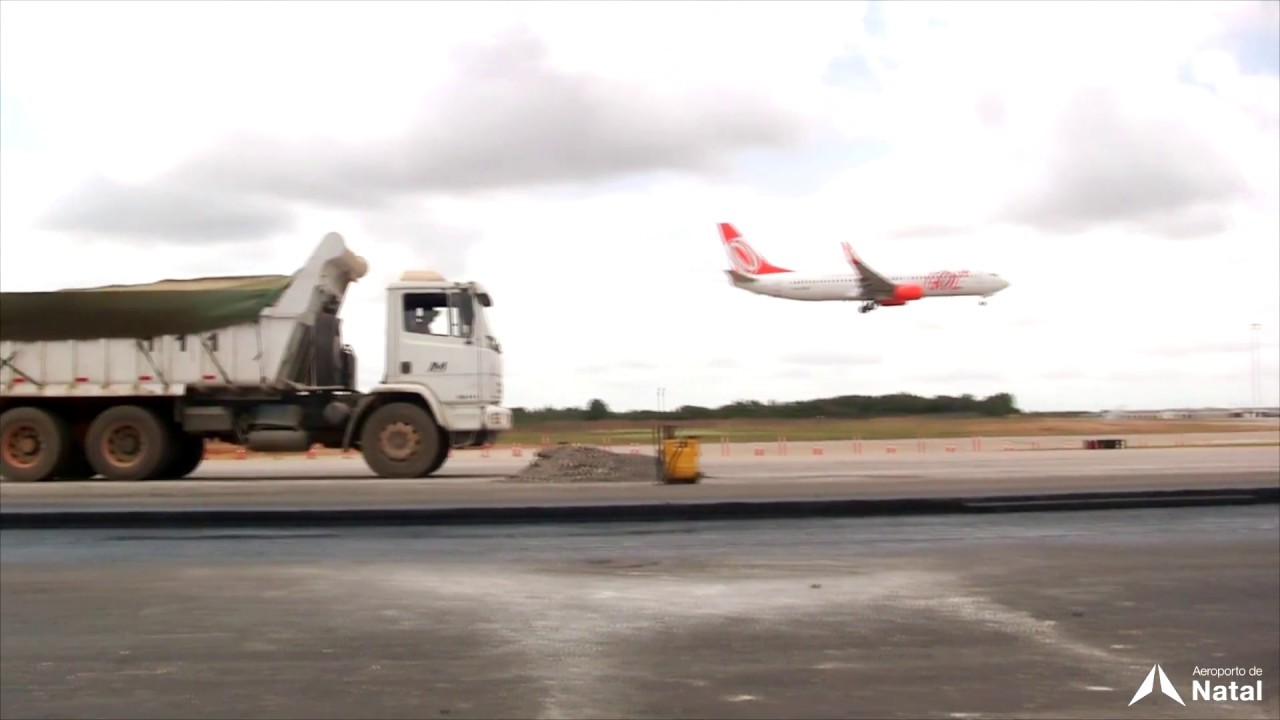 Aeroporto de Natal :: Obras na pista