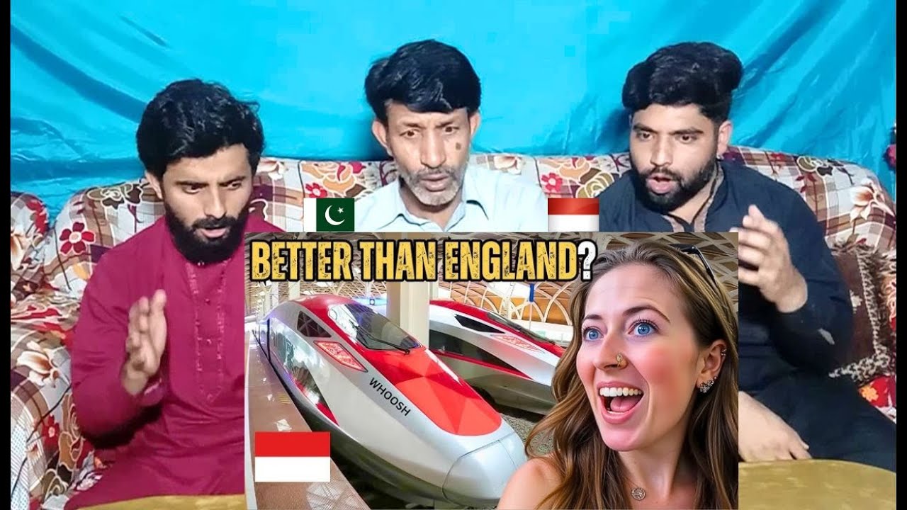 Our FIRST JAKARTA BULLET TRAIN Ride was CRAZY 🇮🇩 Is THIS Really INDONESIA | Pakistani Reaksi D-R-RUE