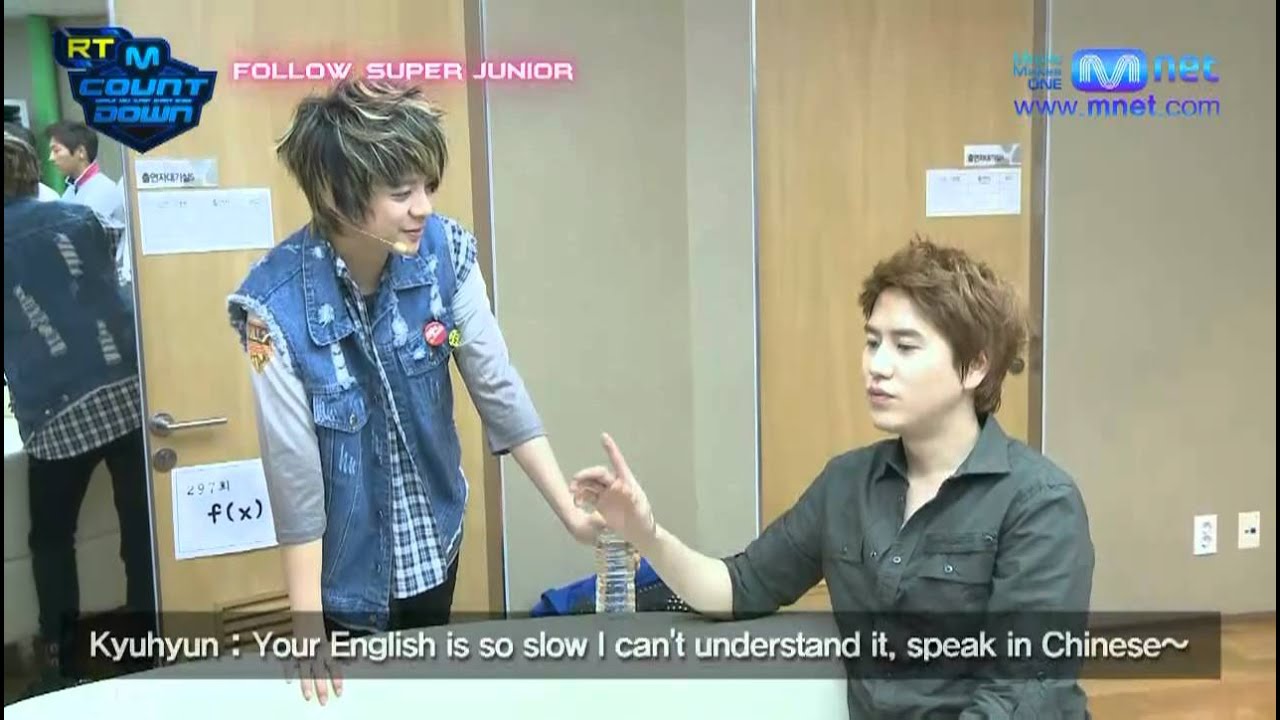 120712 Mcountdown RT follow SuperJunior
