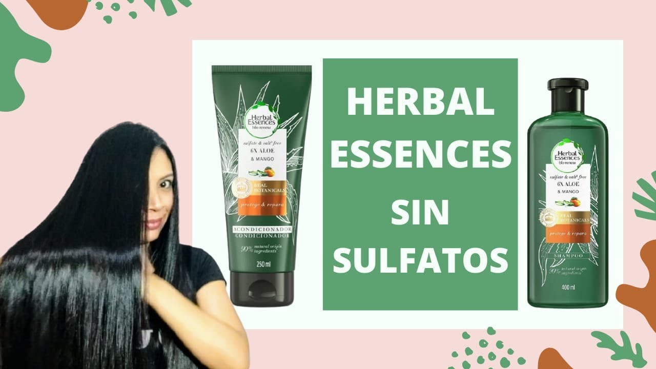 😱SHAMPOO SIN SULFATOS DE FARMACIA 😱 |RESEÑA HERBAL ESSENCES SIN SULFATOS  🌿ALOE VERA Y MANGO🥭