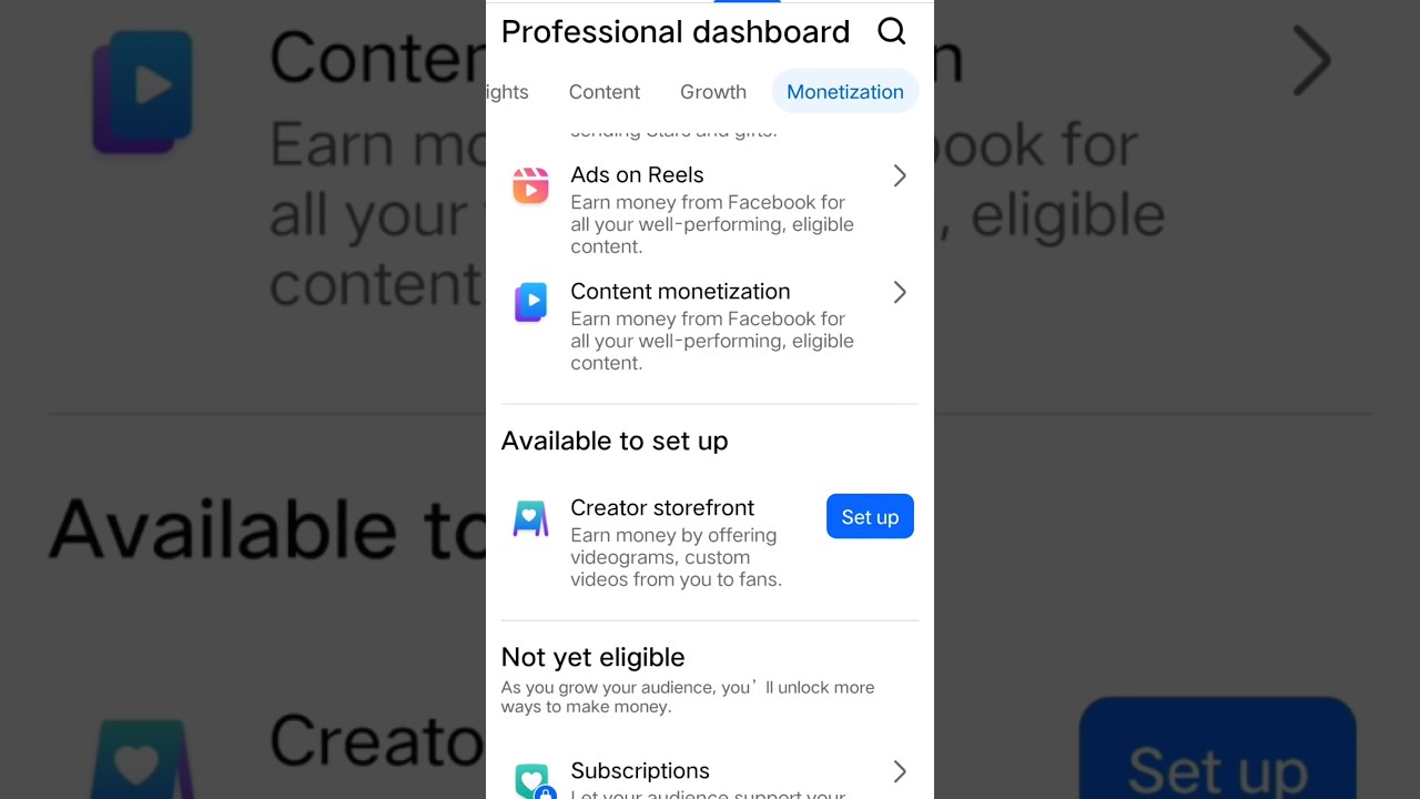 Creator storefront Setup in Facebook #shorts #facebook #earnmoneyonline @TechRajman