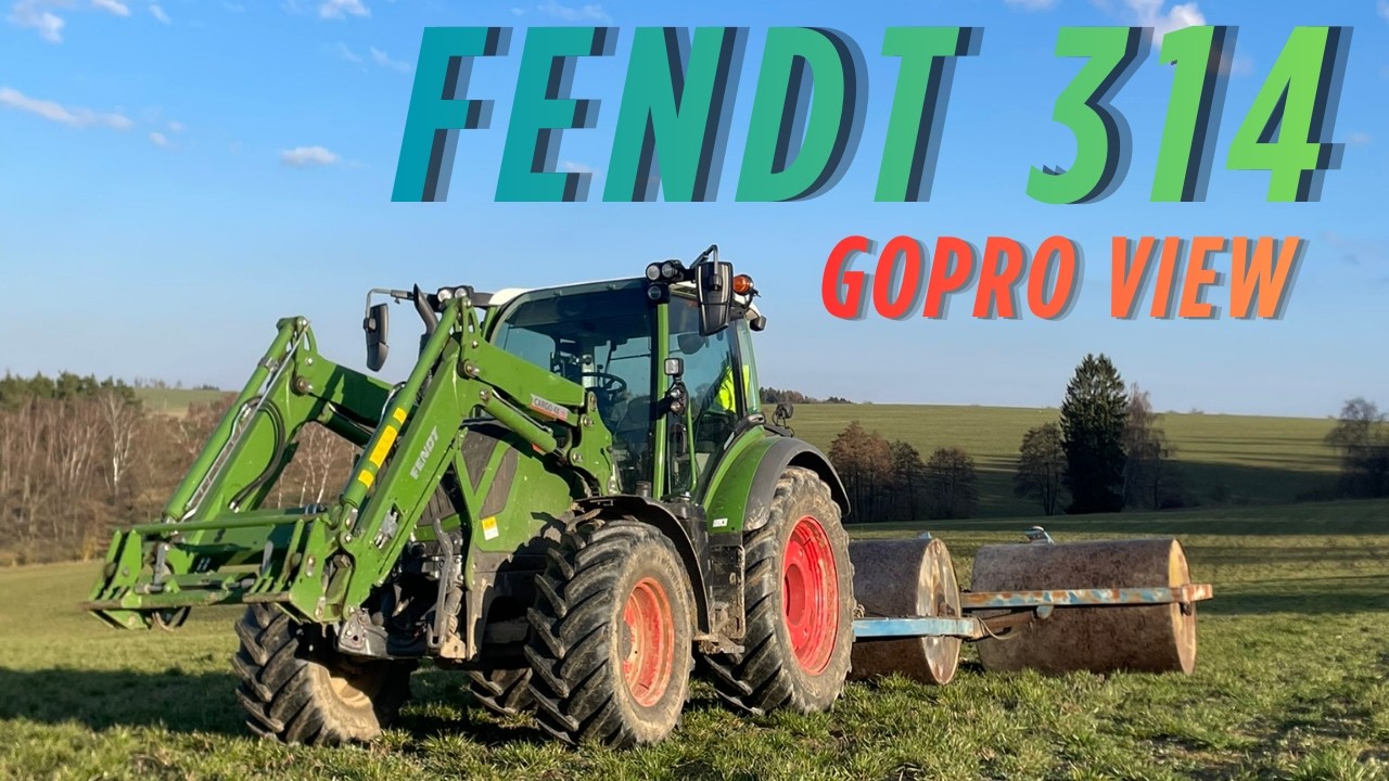 GOPRO View I Fendt 314 I Válení jetele I ZD Čechtice