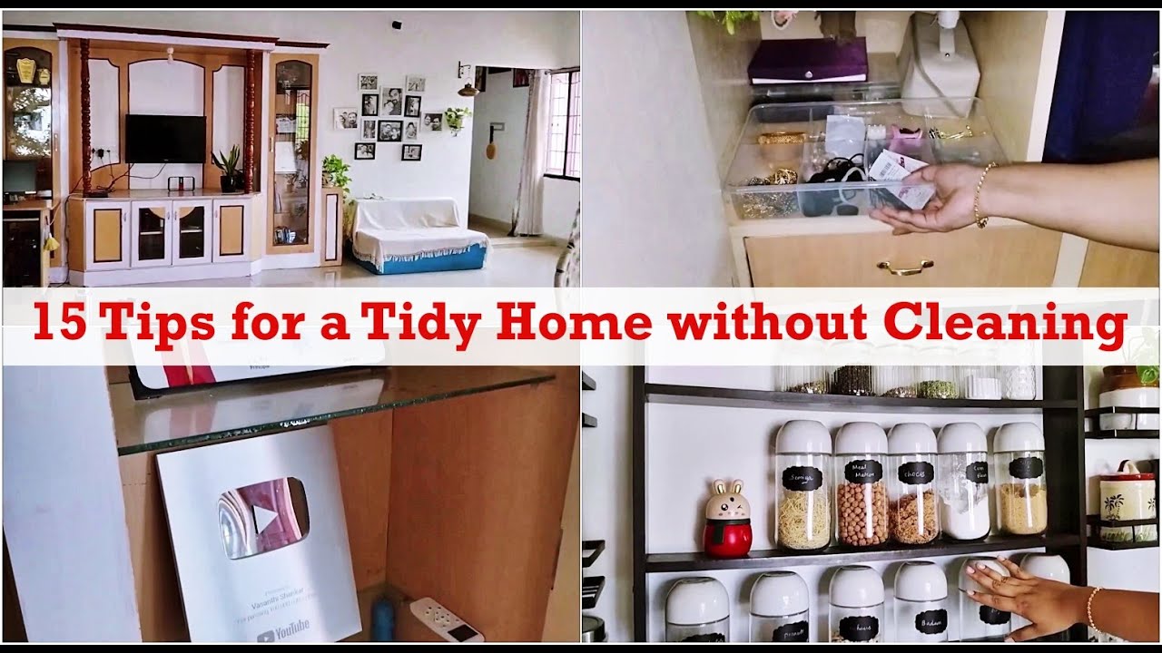 15 Tips for a Tidy Home without Cleaning (Tamil) | Not Cleaning Hacks 🧹