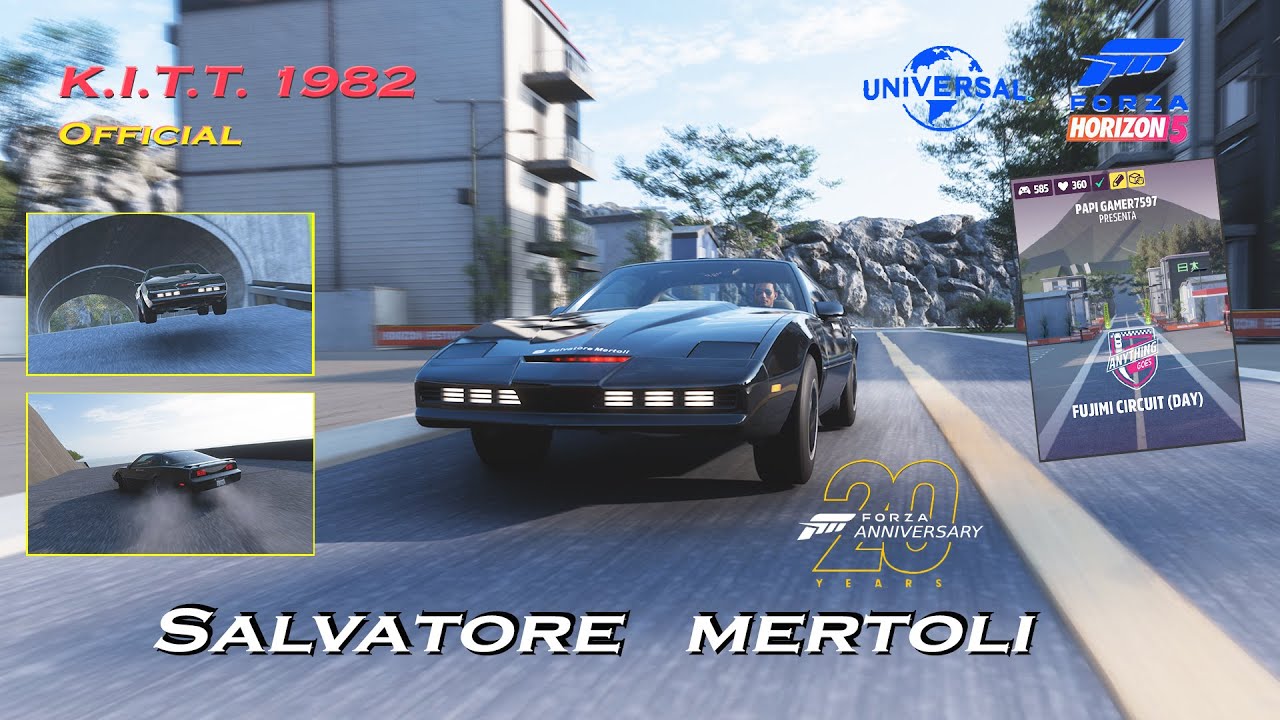20th Anniv of FORZA!  Knight Rider KITT  |2 Laps Fujimi Day  
