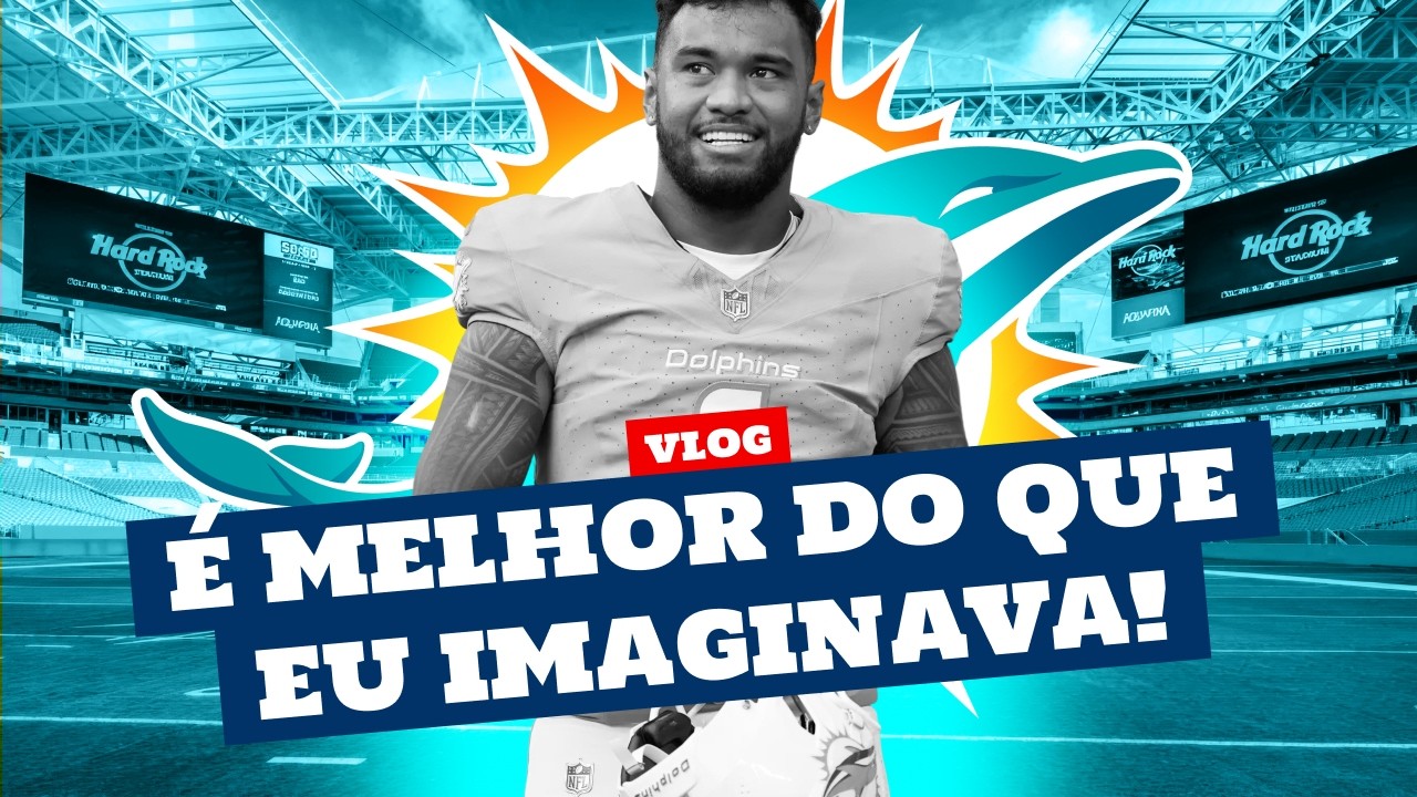 Como é um treino da NFL? Eu estive em um treino do Miami Dolphins!