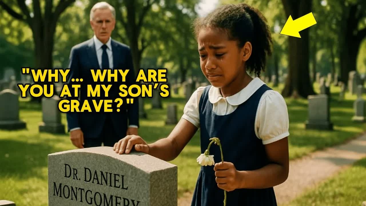 Billionaire Found Black Maid’s Daughter Crying at His Son’s Grave — What He Learned Shocked Everyo