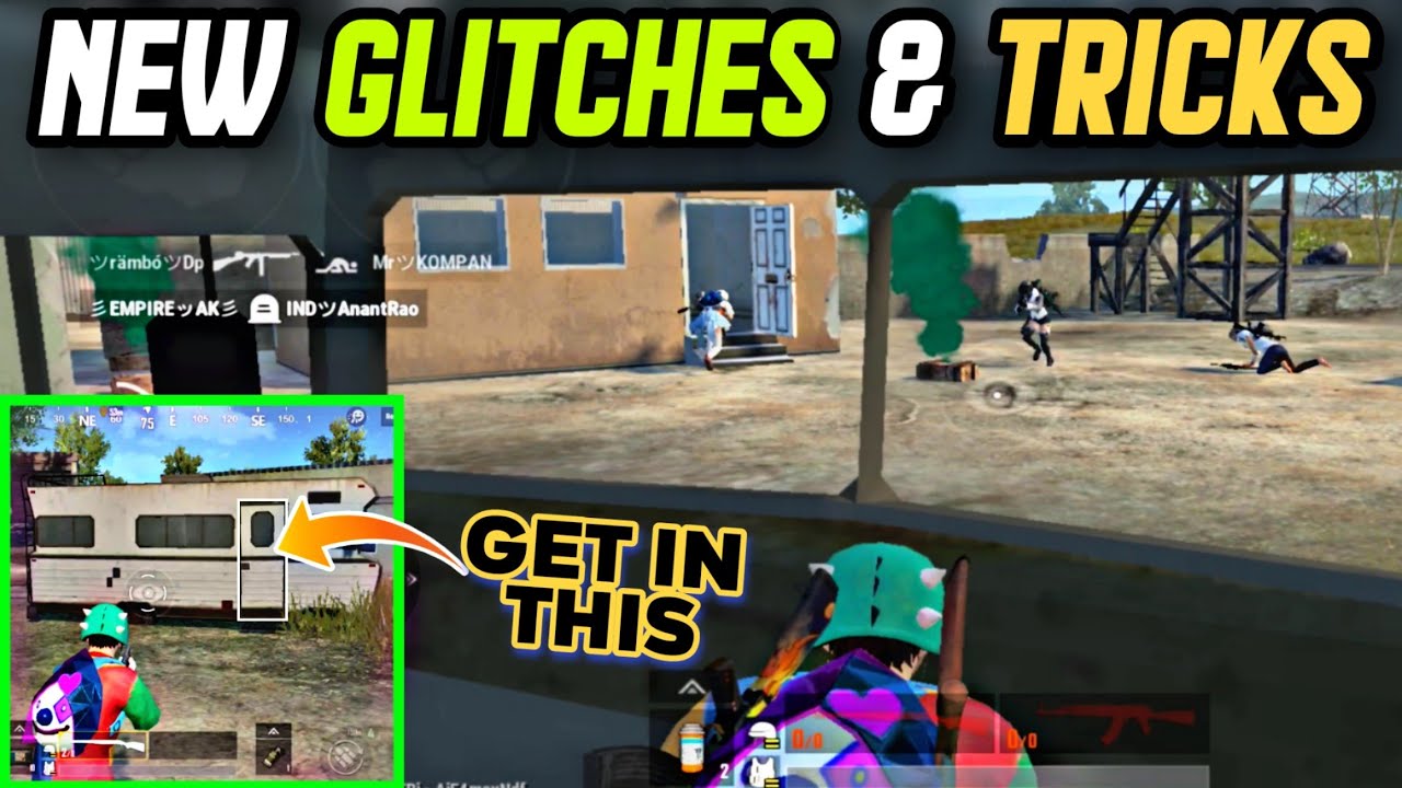 TOP NEW GLITCH & TRICKS IN PUBG MOBILE LITE || SECRET HIDDEN UNDERGROUND GLITCHES AND TRICKS