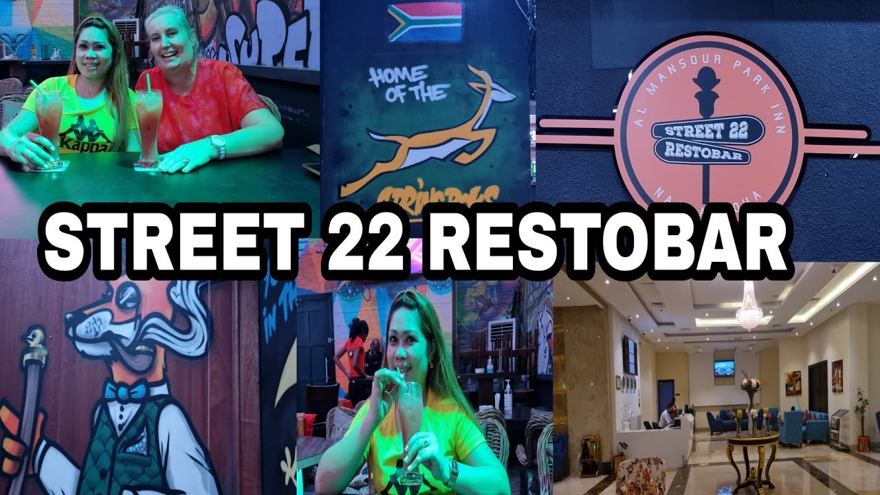 NIGHT OUT W/MY  FRIEND#STREET 22 RESTOBAR#AL MANSOUR PARK INN#NAJMA DOHA||ANALYN T.ELS