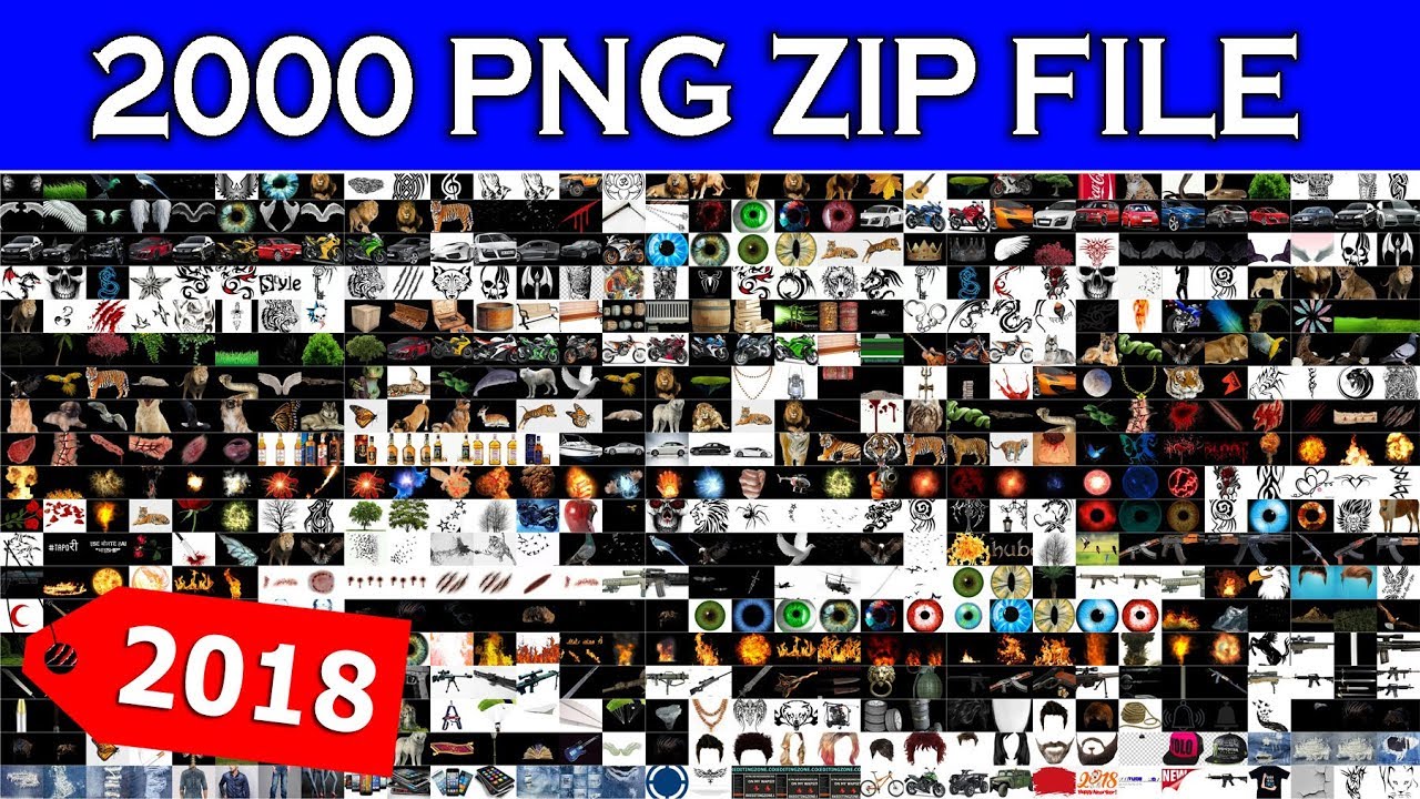 2000 Png Zip File Download, All Editing Stocks Download, PNG Zip files