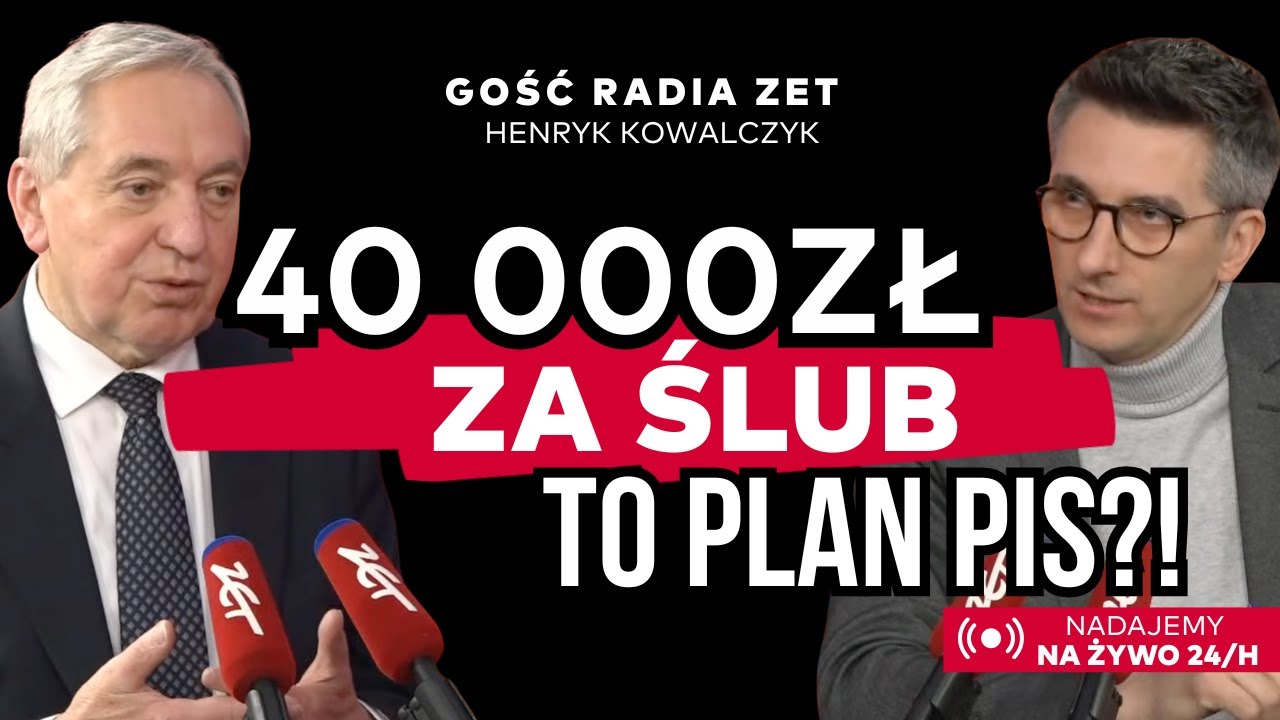 40.000 ZA ŚLUB to plan PiS?! Kowalczyk o BŁĘDZIE Morawieckiego i Ziobrze: 