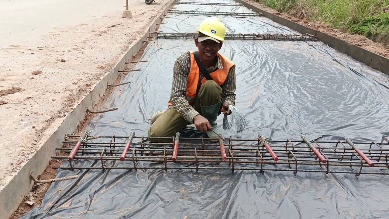 Pemasangan Dowel Jalan di Ocarina Batam