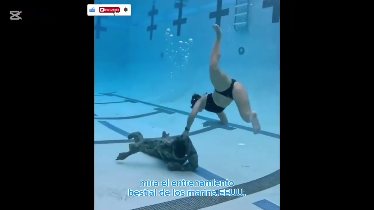 Entrenamiento brutal de los marins. 
