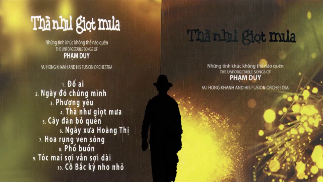 TUYỆT PHẨM HÒA TẤU PHẠM DUY - THÀ NHƯ GIỌT MƯA