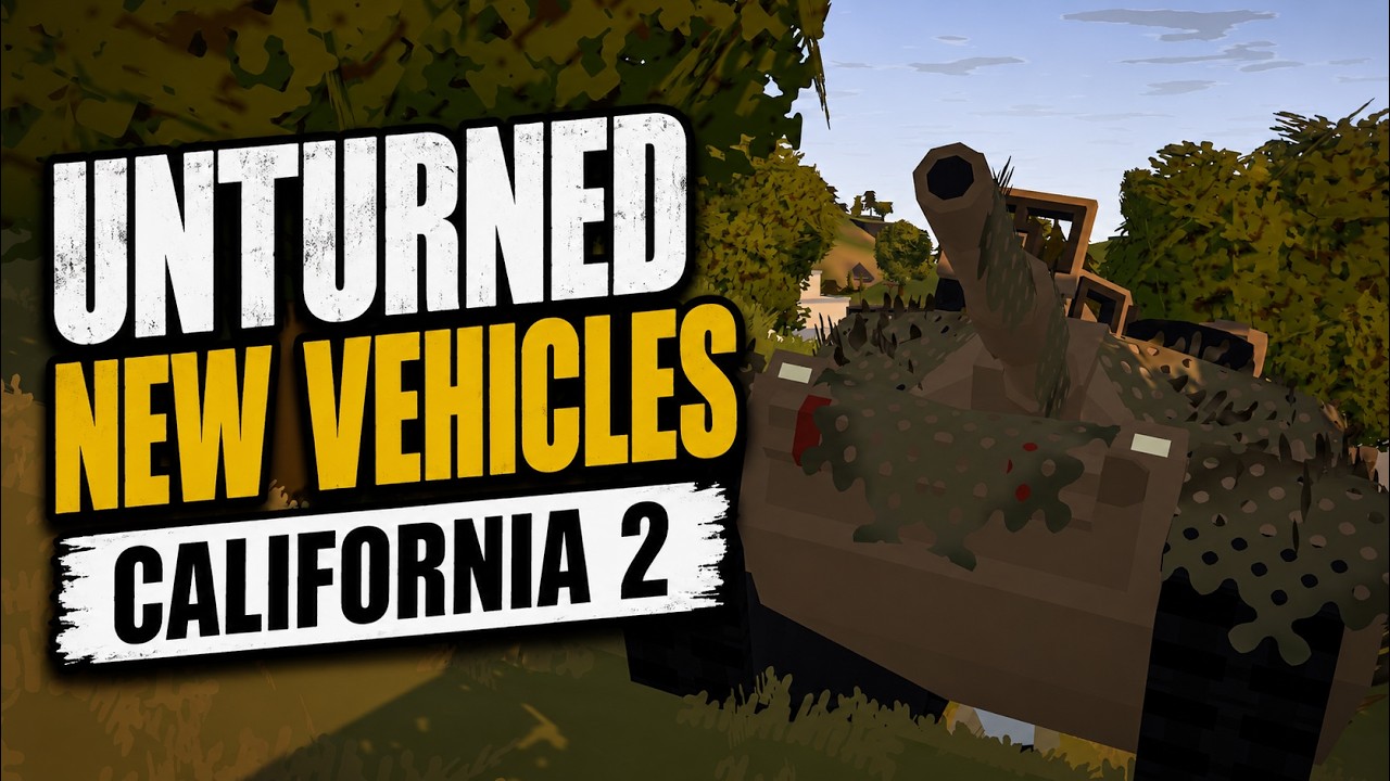 Совершенно новые автомобили для California 2! (Руководство по Unturned)