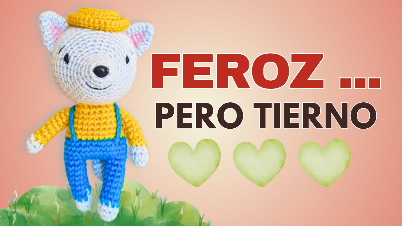 como tejer LOBO A CROCHET AMIGURUMI | parte 3 | tutorial paso a paso para tejer LOBO AMIGURUMI