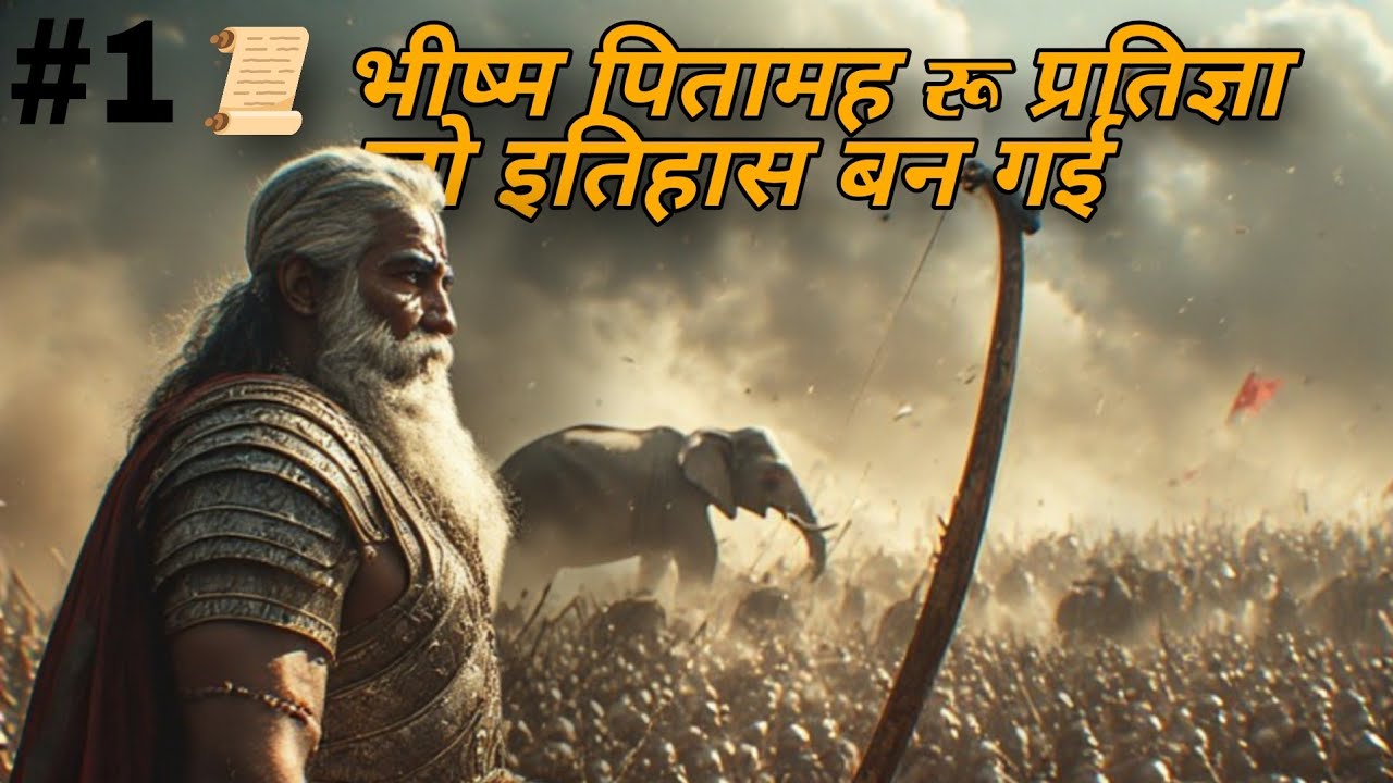 📜 भीष्म पितामह : प्रतिज्ञा जो इतिहास बन गई  Mahabharat #mahabharat #hindu #india #mahadev 