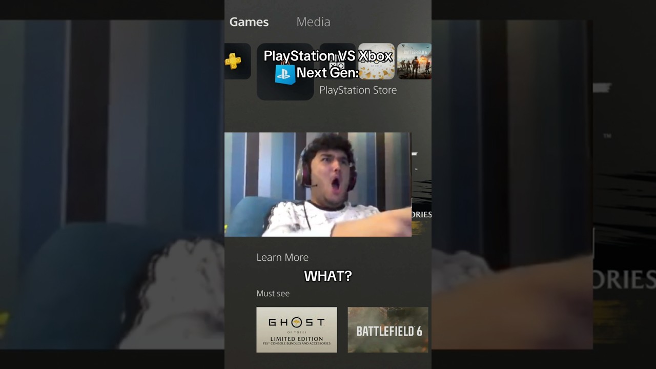 PlayStation VS Xbox Next Gen 😭 #playstation #xbox #nextgen #lastgen #skit