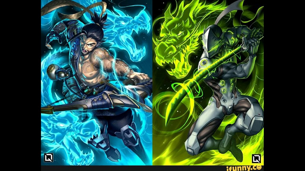 HANZO VS GENJI Rap Battle by JT Machinima nightcore