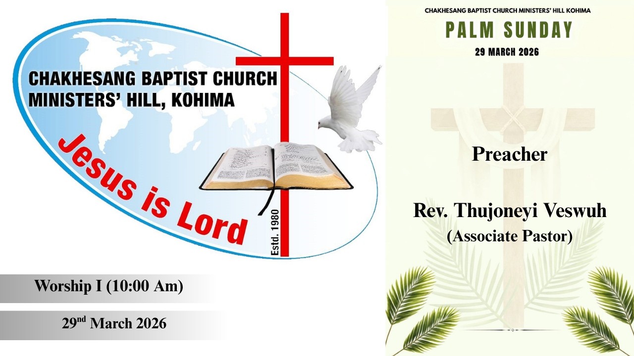 PALM SUNDAY | WORSHIP SERVICE I | 29th March 2026 | 10:00 AM