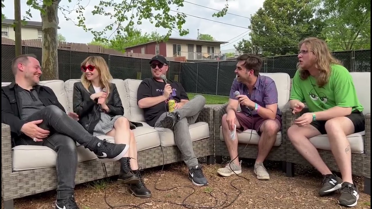 Chvrches interview at Shaky Knees Festival 2022