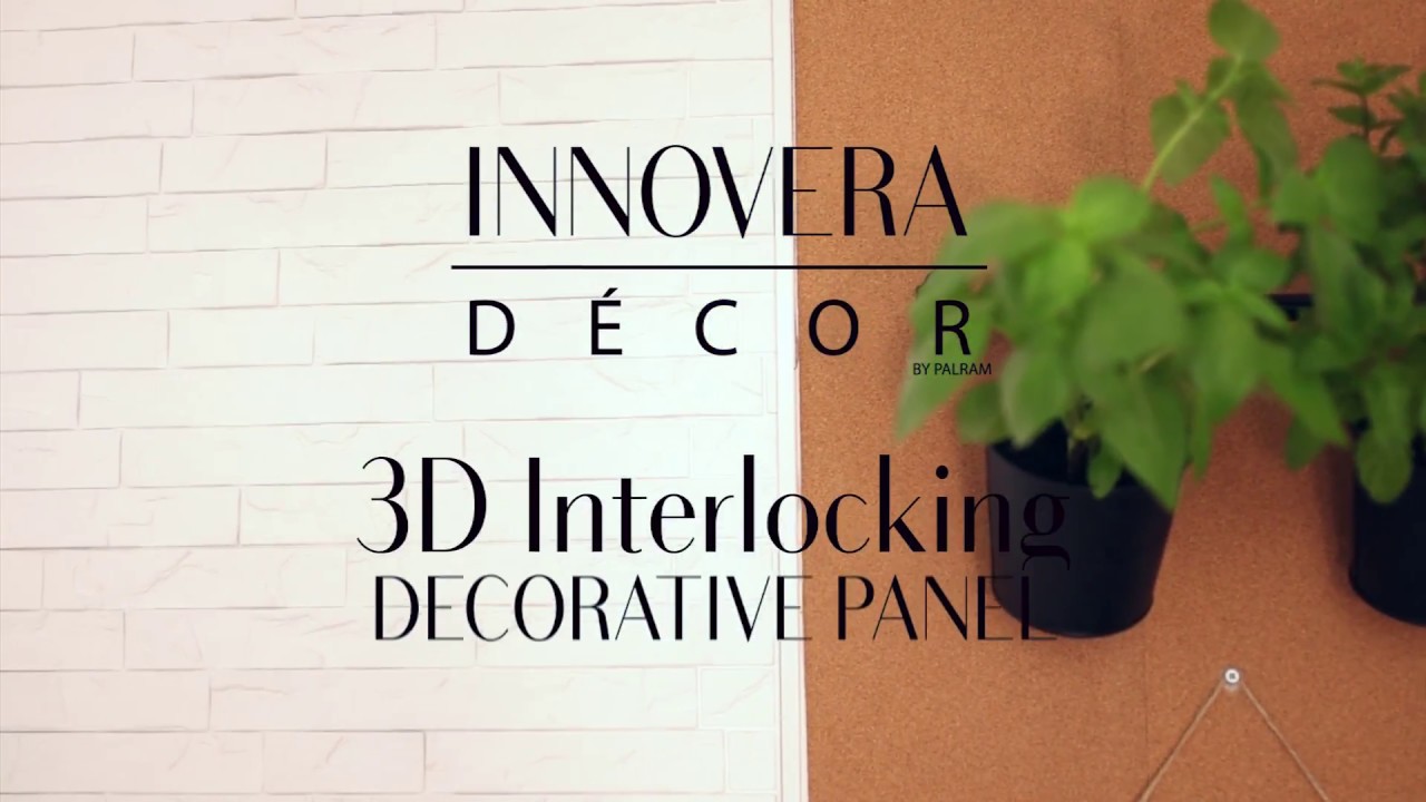 How to Install Wall Paneling - 3D Interlocking Decorative Panels By Innovera D&eacute;cor
