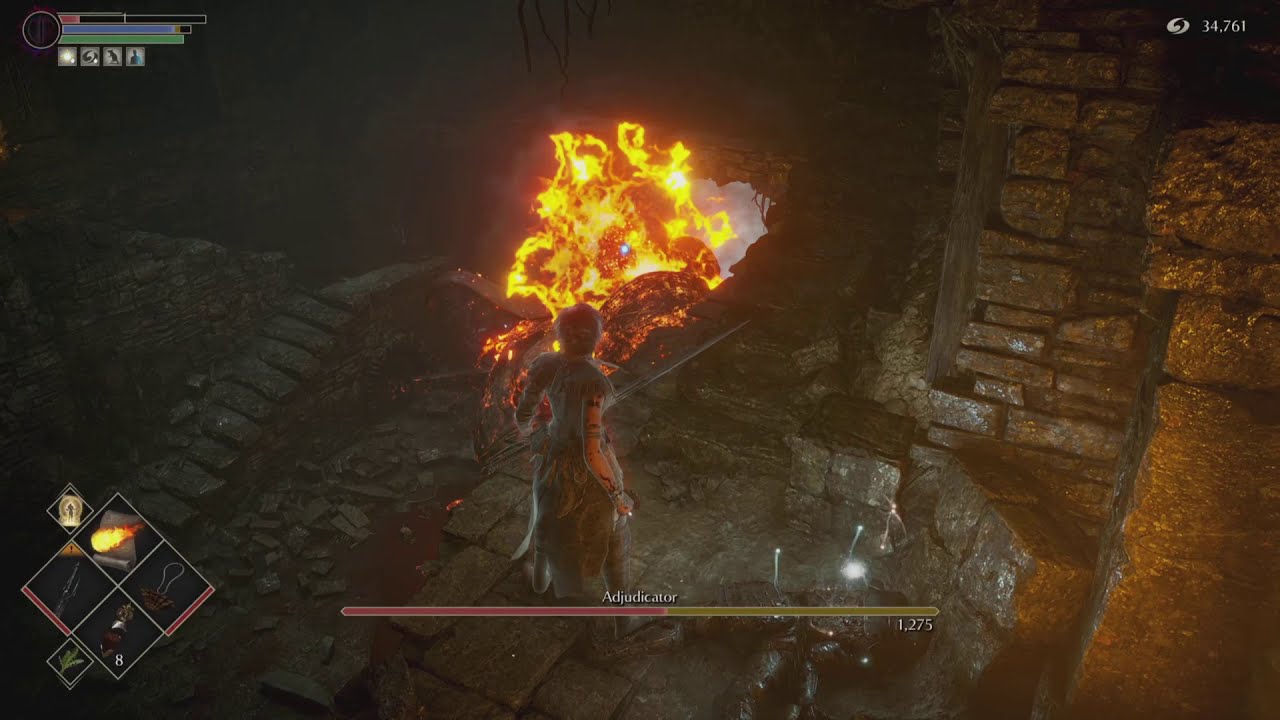 PS5 Demon's Souls Adjudicator killed/beat easy with Hyprmode in NG+