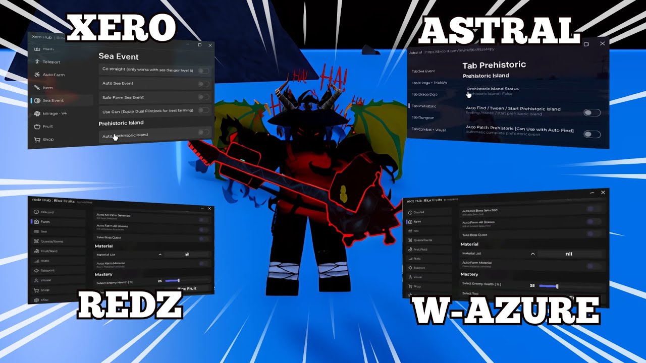 4 MELHORES SCRIPTS PARA EVENTOS DO MAR! (BLOX FRUITS)