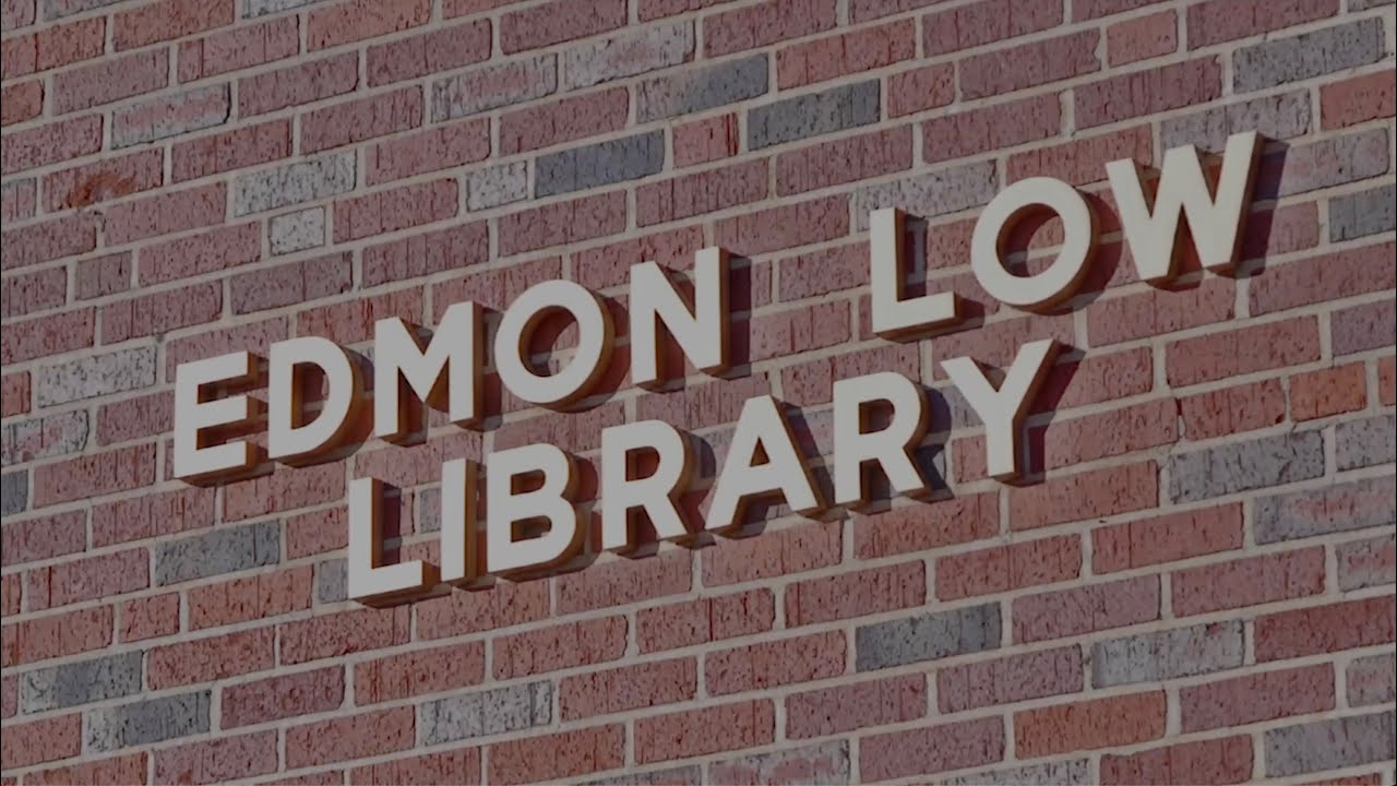 Finals Week at Edmon Low Library: Howdy Holidays