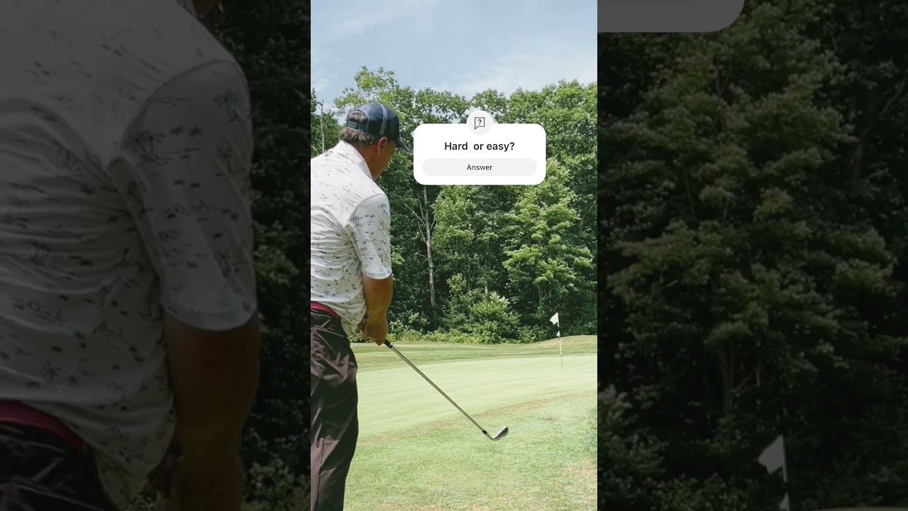 Hard pan chip shot easy or hard? #tomgillisgolfinstruction  #golfforbeginners